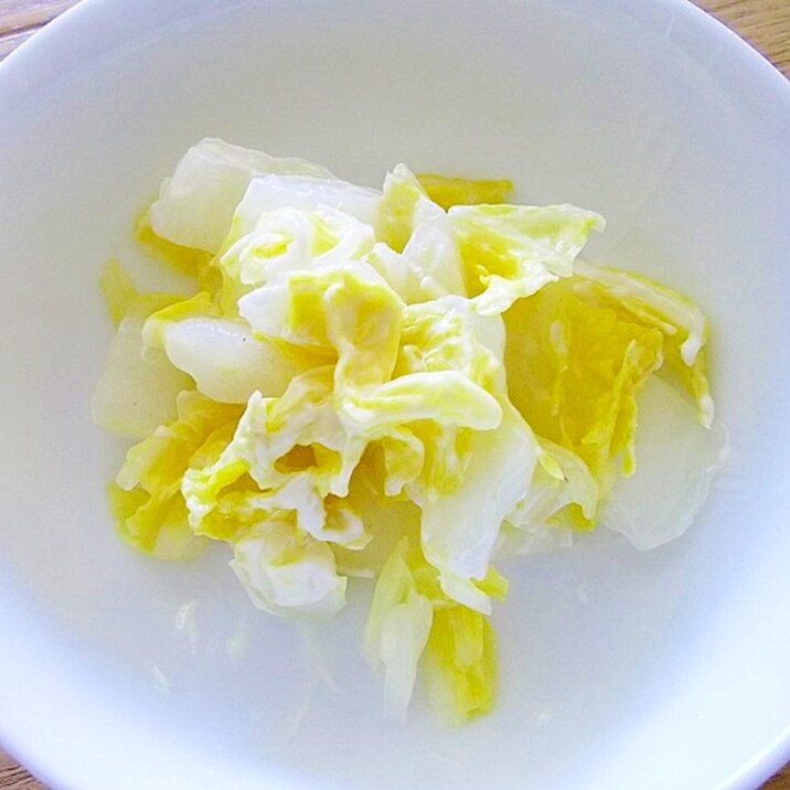 ビニール袋で簡単♪白菜のレモンマヨサラダ